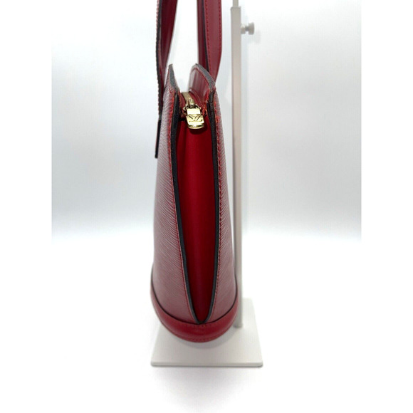 Authentic LOUIS VUITTON Saint Jacques Red EPI Leather Shoulder Bag LV Real - Picture 4 of 16